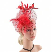 Butterfly Derby Hat - Classic Cocktail Tea Party Headband Hats With Hair Clip, 1920s Fascinators For Women Vintage Bridal Wedding Headpiece, Hair Band, Hair Hoop, Autumn