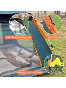 Carpa desplegable impermeable. Carpa automática que se monta rápidamente y fácilmente. Carpa portátil plegable con toldo y ventana, adecuada para acampar al aire libre y para la playa.