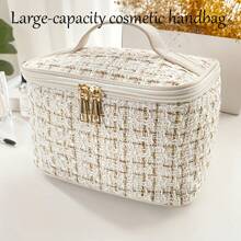 Ladies' Handbag, Beach Handbag, Ladies' Zipper Lipstick And Cosmetics Bag Mouth, Hand-Held Storage Bag, Suitable For Any Occasion, Such As Work, Business, Dates, Daily Life And Travel, Fashionable Vacation Bag, Beach Essentials, Women's Bag For Vacation And Holidays, The Latest Holiday Bag