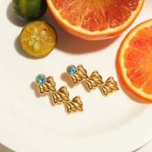 Uworld Women's Personalized Boho Style Starfish Shell Earrings 18K Gold-Plated Stainless Steel Waterproof Jewelry Designer