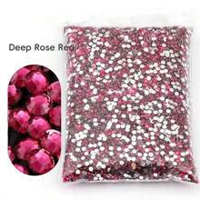 Non Hot Fix Rhinestones 2mm-6mm Silver Bottom Round Resin Flatback Crystal Rhinestone DIY Nail Art Jewelry Garment Decorations