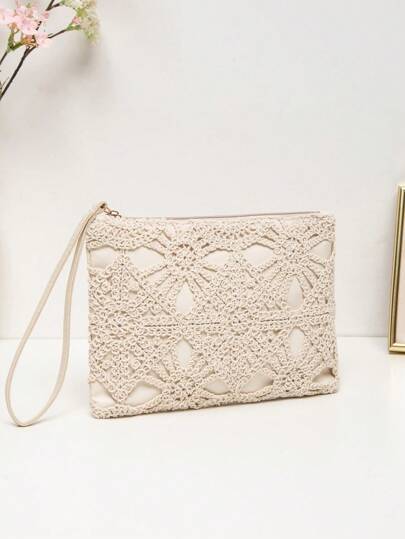 1 件女士腕带钱包手拿包，适合女士、女孩、晚餐、晚会、派对、购物、日常通勤、旅行和其他场合