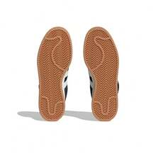 Adidas Originals CAMPUS 00s 皮革舒适百搭运动鞋，低帮滑板鞋，男女通用黑白配色 - 黑與白 - 查看 6