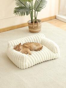 1 件全新超大空间猫沙发，透气可洗猫床，宠物窝垫，舒适狗床篮，适合小型/中型/大型猫，四季皆宜