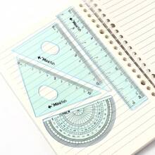 1PC Set Of Compasses - Eight-Piece Math Drawing Compass Kit, A Set Of Geometric Tools, Suitable For Students. It Includes A Compass, Ruler, Protractor, Etc. It Is Suitable For Use In Schools And For Exam Preparation. Comes With A Random Assortment. Back-To-School Season,School Supplies,Back To School - Multicolor - View 7