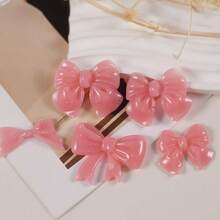 Moule en résine pour accessoires de nœud DIY, boucles d'oreilles à fleurs et nœuds, moule en silicone pour pendentif - Blanc - Voir 4