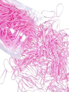 300 件青少年发圈，儿童橡皮筋，适合女孩细小发圈，发饰