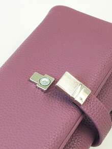 Women's Mini Handheld Phone Wallet Soft PU Zippered Long Wallet Multi-Function Phone Wallet Minimalist And Lightweight Clutch Bag Large Capacity Card Holder Elegant Zipper Coin Purse For Women Wallet Purse Wallet - Multicolor - View 8