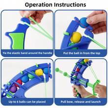 1 件蓝色弓箭玩具套装带泡沫球、EVA 目标室内/户外射击玩具套装适合 3-6 岁儿童、5 岁男孩玩具、5 岁女孩玩具、8 岁女孩玩具