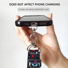 Retro Phone Lanyard With 360° Rotatable Clip, Adjustable Strap, Sturdy Dual-Use Halter, Fashionable Shoulder Strap, Suitable For Various Smartphones Compatible With Android And Most Smartphone,Gifts For Mother, Family, Friends, Birthday, Holiday Phone Chain - Multicolor - View 8