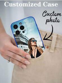 Funda de teléfono TPU personalizada con ángel azul y estampado de ojos de gato, cubierta protectora a prueba de golpes, compatible con Apple 16/15/14/13/12/11/Plus/Pro/Pro Max y Redmi/OPPO. Diseño claro, de moda, colorido, lindo y minimalista, a juego perfecto para tu teléfono. Es un regalo único y personalizado adecuado para vacaciones, aniversarios, cumpleaños y para dar a amigos, novios, novias, familiares y madres. - Azul - Ver 6