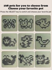 Bestseller Handheld Nostalgic Game Console, Kids Educational Toy Accessories, Mini Electronic Pet Puzzle Game, Student Gift