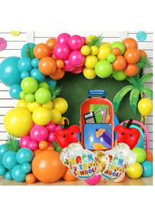 16 piezas Globos con forma de mochila y lápiz de película de aluminio, decoración de la temporada de vuelta al colegio, adecuado para la decoración de la temporada de vuelta al colegio, decoración de fiestas con temática escolar