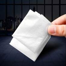 50 Disposable Toilet Seat Protectors Plastic Private Sheet Bowl Liner Public Bathroom Kit - transparente - Ver 2