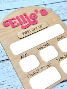 First Day Of School Logo, Removable Back To School Logo And Last Day Logo, Personalized Drying Label Board, Back To School Photo Promotion, Customized First Day Of School Logo, Reusable Back To School Gift, Room Decoration, Autumn Decoration, Room Accessories, Dormitory Essential Items, College - Multicolor - View 7