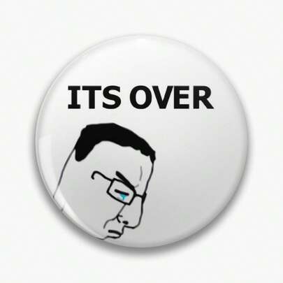 Wojak Soyjak 超过 44 毫米 1.7 英寸别针胸针 DIY 纽扣卡入式工艺品