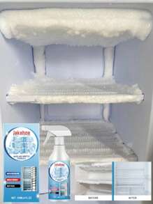 家用多功能除冰喷雾，适用于冰箱、制冰机、车窗、水龙头。新品或旧款随机发货。