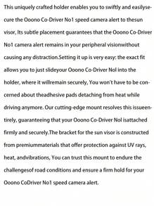 1 Stück Autohalterung für Ooono Codriver1 Radarwarner - hitzebeständig bis zu 90°C, verstärkte Klemmen für sicheren Halt, einfache Montage an Sonnenblende/Armaturenbrett (Radarwarner nicht enthalten), Fahrzeugzubehör, stilvolles Clip-Design, hitzebeständige Materialien, Fahrzeugtechnik, kompaktes Design, langanhaltend Zubehör, Reiseessentials für Frauen, Aufbewahrungsorganizer, Rückkehr zur Schule, Schlafsaal-Aufbewahrung