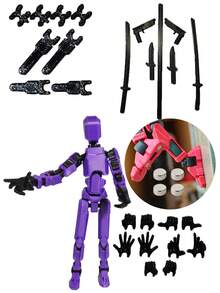 Dummy 13 Articulated Doll Assembly Kit - 紫色 - 查看 1