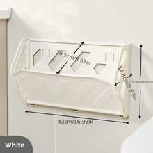 1 件最新款壁挂式鞋架 - 窄型多层收纳架，适合家庭使用，智能节省空间设计，无需钻孔，承重 4 公斤，非常适合在客厅和入口处存放鞋子 | 现代鞋架 | 塑料结构，鞋子收纳收纳架 - 彩色 - 查看 14