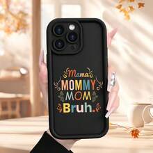 [Teléfono] Funda con diseño de perezoso, flor y perezoso, textura esmerilada, agarre cómodo, ideal para hombres y mujeres - Negro - Ver 10