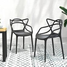 Gardeon 4PC Outdoor Stackable Dining Chairs - Portable Patio Furniture Set For Garden & Backyard Use, Durable PP Construction