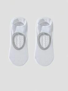 1/3/5/9双春夏女士薄款随机运动袜镂空瑜伽普拉提硅胶防滑适合室内健身有氧运动跑步拉伸运动带抓地袜 - 彩色 - 查看 8