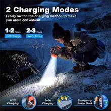 LED Solar Camping Light - Bright, Portable, Rechargeable, With Power Bank Function, USB Port, And LED Flashlight Features. It Boasts Long-Lasting Battery Life, A Durable Design, And Multiple Charging Options,Portable Rechargeable Flashlights, Ideal Hiking Camping Choices, Easily Tackle Various Outdoor Challenges, And Unleash Passion! - Red - View 10