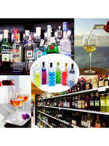 1PC Portable Wine Ice Wine Bag -Wine Chiller, Wine Cooler Refrigerator, Wine Fridge, Clear Ice Bucket, Great For Chilling Beer, Champagne And Red Wine | Durable Handle Design For Picnics And Outdoor Activities, Picnic Essentials | Fashionable Insulated Bag | Secure Closure, Wine Accessories,Wine Bottle Chiller Cooler For Red White Champagne Or Sparkling(BLUE,ROSE RED,GREE,ORANGE,TRANSPARENT)