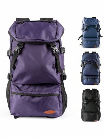 Sac à dos de voyage avec plusieurs poches, sac à dos pour ordinateur portable pour hommes, sac à dos à rabat pour bagage cabine, sac de week-end de grande capacité, sac de travail pour le voyage, les vêtements, le camping, la randonnée, l'université et la salle de sport