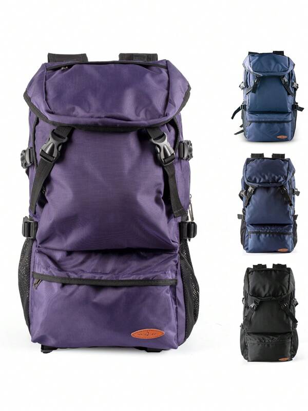 Travel Backpack Multiple Pockets Luggage Laptop Backpack For Men, Flip-Top Backpack Carry On Luggage Weekender Bag, Large Capacity SchoolBag Work Bags For Travel For Clothes Camping Hiking College , Gym Work Daypack Backpack For Weekender