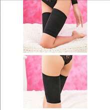 1 对 1 套大腿套，采用强力浮雕纹理设计，适合大腿肌肉瘦身塑身瑜伽普拉提家居运动和办公室使用