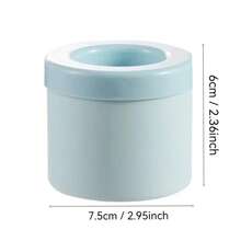 Molde de silicona para cubitos de hielo, cubo de hielo redondo, refrigerador casero de verano,áquina de hielo congelada, molde creativo para cubitos de hielo, herramientas de bar - 1 pieza gris - Ver 7