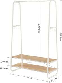 Clothes Drying Racks - Bijela - Prikaz 5