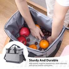 Tragbare isolierte Lunch-Tasche, auslaufsicher, weicher Kühler, Kühltasche für Lunchbox, Milch, Obst, Snacks