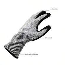 1 Pair - Specialized Anti-Slip And Warm Five-Finger Design Nylon Rubber Water Sports Gloves For Sea-Watching, Diving, Snorkeling, And Surfing - Suitable For Both Men And Women, Warm, Anti-Slip, Flexible Gloves, Suitable For Spearfishing, Swimming, Rafting, Kayaking, Paddling, Water Skiing, And Diving. - XL - View 7