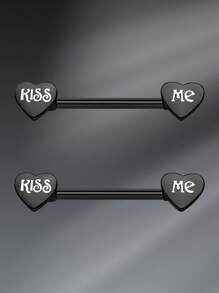 CIZME 1pair Funky Stainless Steel Spider Octopus Bat 14G Nipple Rings For Women Halloween 14 Gauge Nipple Stud Barbell 16mm Nipple Piercing Jewelry Body Piercing