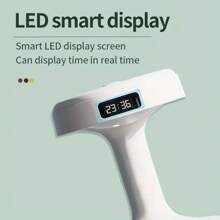 1 pieza Humidificador premium con tecnología de ósmosis inversa, 7 modos de iluminación, pantalla de reloj LED, difusor de aromas, diseño de gota de agua flotante, conexión tipo C, adecuado para escritorio de oficina, sala de estar, dormitorio, humidificador ultrasónico antigravedad