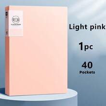 1 pieza Carpeta transparente de documentos, tamaño A4 con capacidad de 20/30/40/60/80/100 páginas, 6 colores disponibles, portafolio de archivos de empresa, organizador de exámenes estudiantiles, portador de suministros de oficina, impermeable y a prueba de suciedad, carpeta de almacenamiento de gran capacidad, tono pastel, portador de partituras, registro de chequeos de embarazo familiar, regalo de regreso a la escuela/graduación, bolsa de documentos comerciales, material de PP, álbum de ilustraciones, portador de certificados de premio