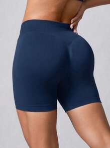 Shorts de gimnasio para mujer con alto soporte, shorts deportivos de ciclista para fitness, mallas sin costuras para entrenamiento, yoga y correr con efecto de levantamiento de glúteos