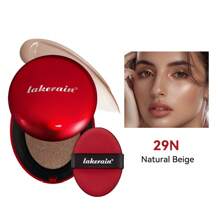 lakerain 1盒18g红壳气垫粉底液韩国清透妆前乳持久遮瑕防水气垫粉底液 - 彩色 - 查看 16