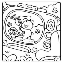 كتاب تلوين ب- 30 صفحة بموضوع أصدقاء الحيوانات الكرتونية الجميلة، ورق سميك، حياة اليومية لرفقاء الحيوانات والخراف الكرتونية الجميلة والكلاب والدببة، أوقات سعيدة، استرخاء وإطلاق الإبداع، مناسب كهدية لعيد الشكر أو عيد الميلاد أو عيد الميلاد