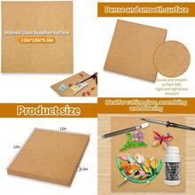 1212Stained Glass Supplies 1 2 Thick Heat Resistant Stained Glass Work Surface Stained Glass Cutting Mat Stained Glass Starter Kit Stained Glass Tools For Table And Countertop Protection 1Pcs - 1塊彩色玻璃工作面 - 查看 1