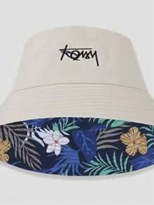Unisex Polyester Reversible Solid Bucket Hat - Foldable, Suitable For Beach, Travel, Back To School Season - Multicolor - View 7