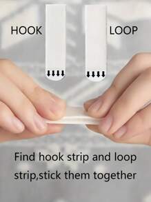 12/24 Pairs Damage-Free Picture Frame Adhesive Fasteners, With Double-Sided Hook-And-Loop For Easy Installation And Removal, Suitable For Remote Controls, Picture Frames, Sockets, Etc.