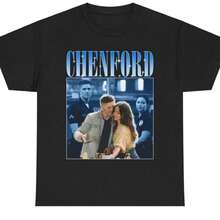 Chenford Retro Vintage Tee Chenford The Rookie Lucy Chen Tim Bradford Graphic Design Merch.Jpg - 黑色 - 查看 1