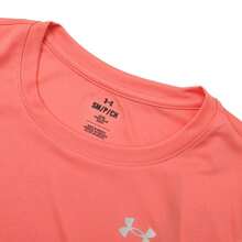 Under Armour Velocity Novelty Long Sleeve Soft Knit Fitness Training Top For Women - Orange Red - View 3