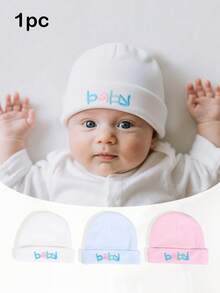 1pc Embroidered Baby Cap Hat, Warm, Breathable, Windproof And Protective, 0-6 Months Old Baby Boys And Girls, Thin And Comfortable, Suitable For Daily Use In Hospitals And Outdoors, Cute And Exquisite Gift Hat, Spring And Summer Style - Multicolor - View 9