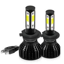 2pcs ROADSUN Car LED Headlight Bulbs H7 H4 H11 H13 9005/HB3 9006/HB4 9007 200W High/Low Beam 12V Universal For Vehicles, Batteries Not Included - 黑色 - 查看 17