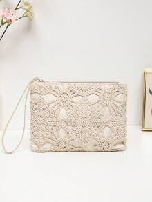 1 件女士腕带钱包手拿包，适合女士、女孩、晚餐、晚会、派对、购物、日常通勤、旅行和其他场合